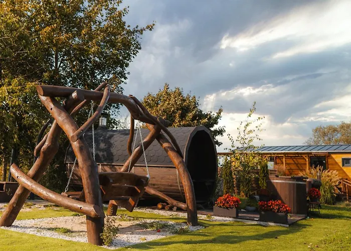 Romantic - Private Hot Tub - Sauna - Access * Wapnica (West Pomeranian)